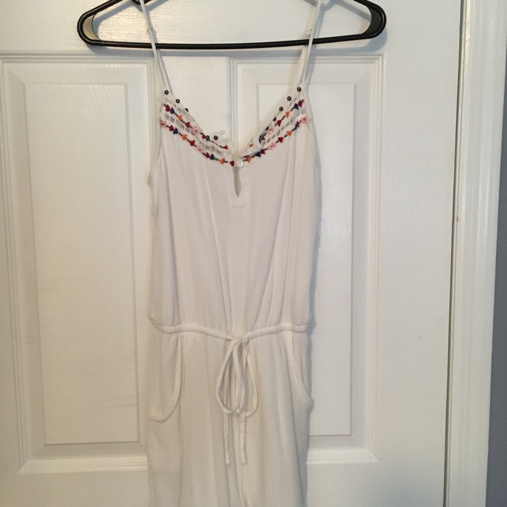 XS White Alya Romper
